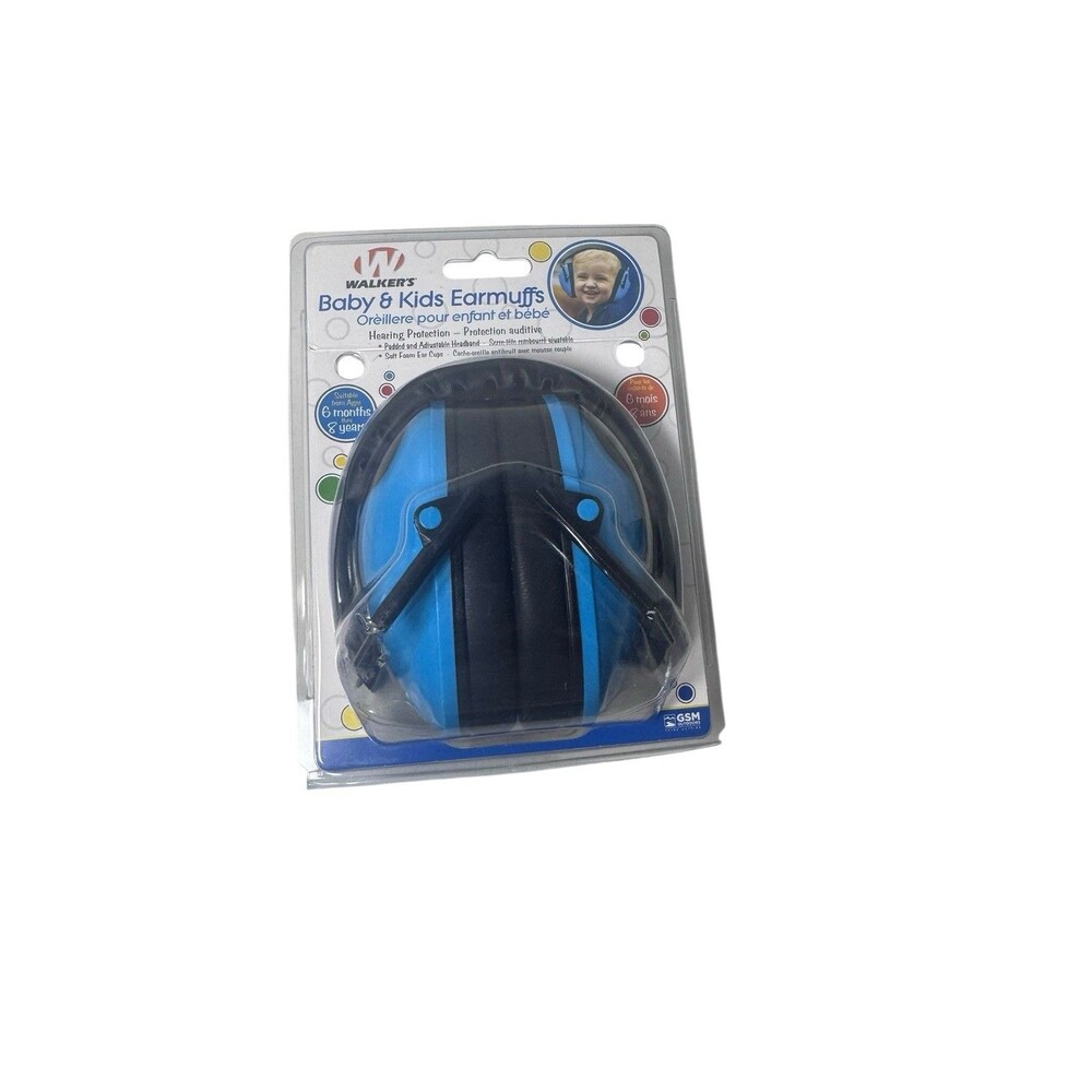 Walker's Children Baby & Kids Ear Muffs Toddler Hearing Protection Folding BLUE